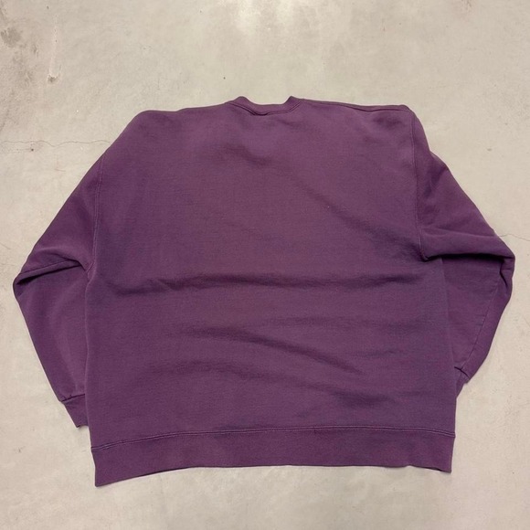 Vintage Y2K Russell athletic faded purple blank crewneck - Picture 3 of 6